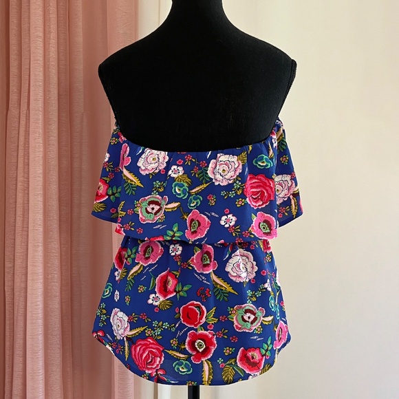 Off-Shoulder Floral Top - Picture 8 of 13